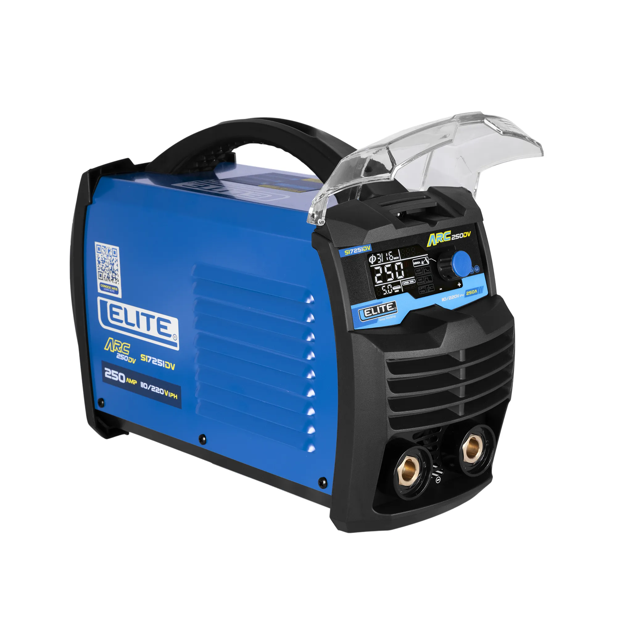 Soldador Inversor ELITE SI7251DV ARC 250DV MMA Pulsado / MMA / TIG Lift Arc 110/220V Profesional Especialista